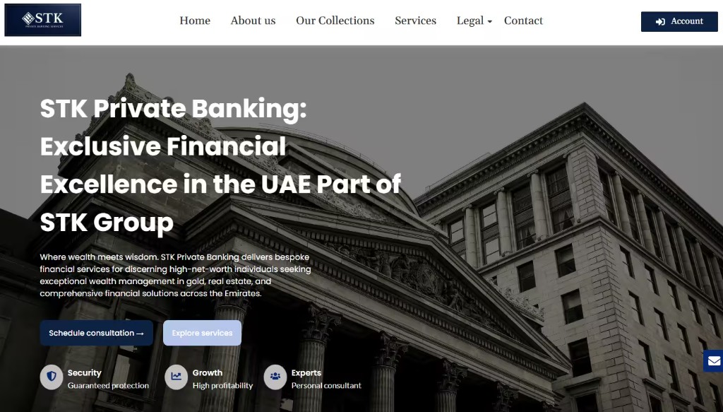 STK Private Banking redesign preview